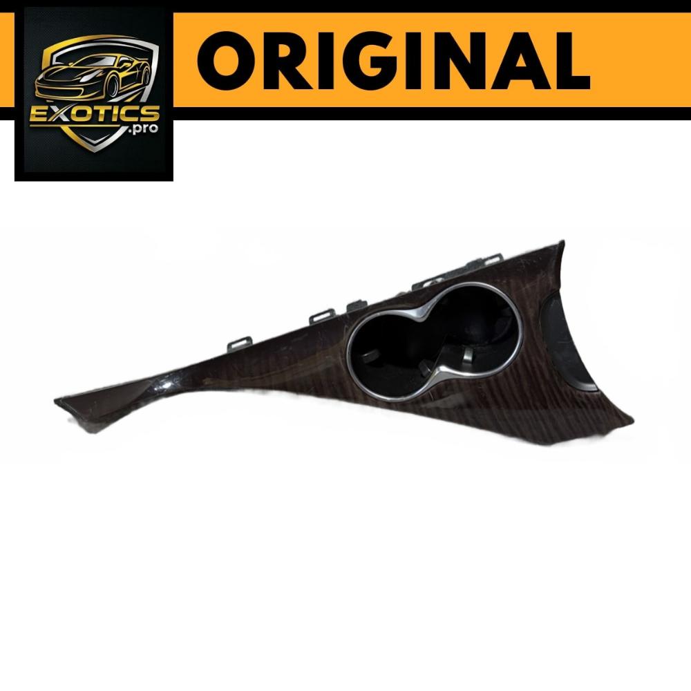 OEM Infiniti Q50 14-17 Wood Console Cup Holder Cover Trim Panel 14 – photo 1