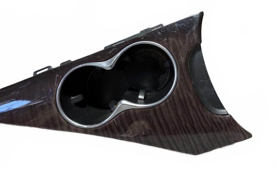 OEM Infiniti Q50 14-17 Wood Console Cup Holder Cover Trim Panel 14 – photo 3