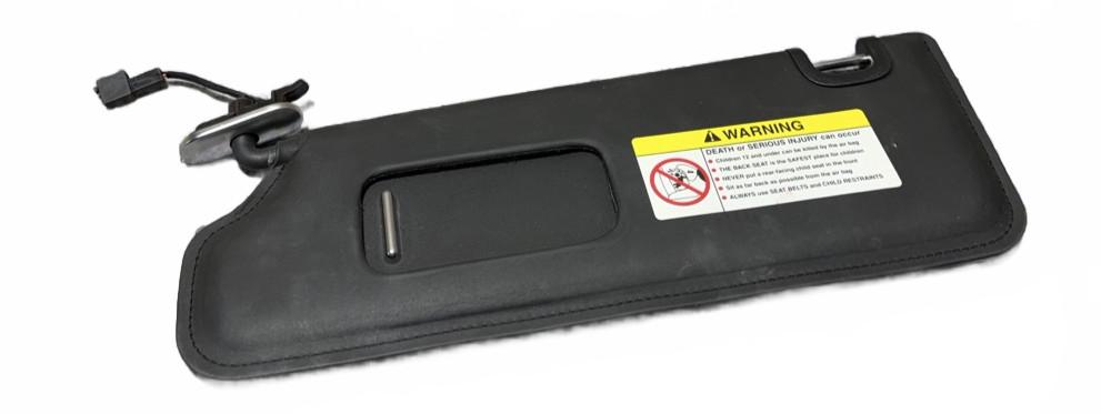 OEM Bentley Continental Left Sun Visor Black Leather 06-12 Original – photo 2