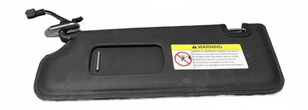 OEM Bentley Continental Left Sun Visor Black Leather 06-12 Original – photo 3