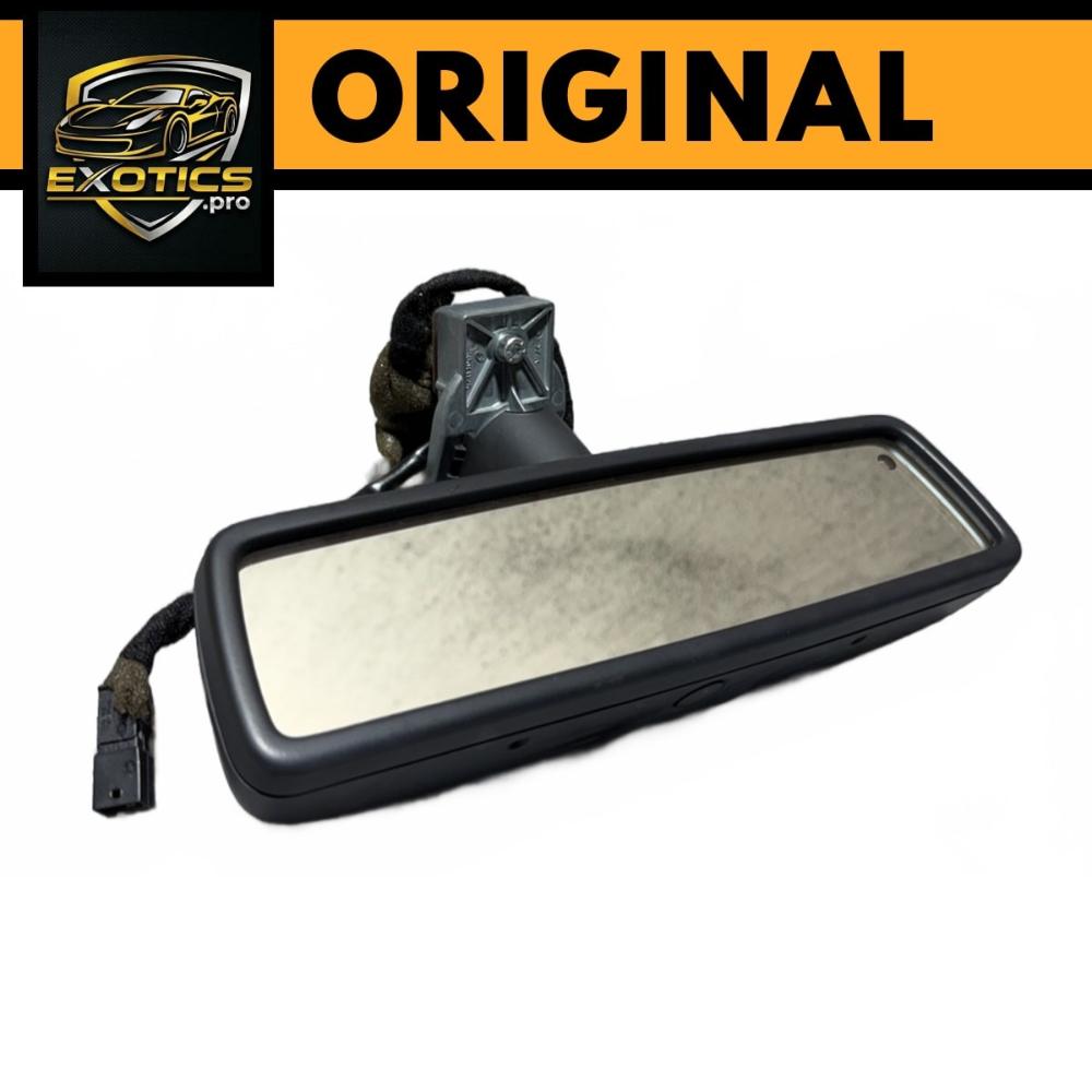 Bentley OEM Rear View Mirror Black 3W5857511B Continental 06-18 Used – photo 1