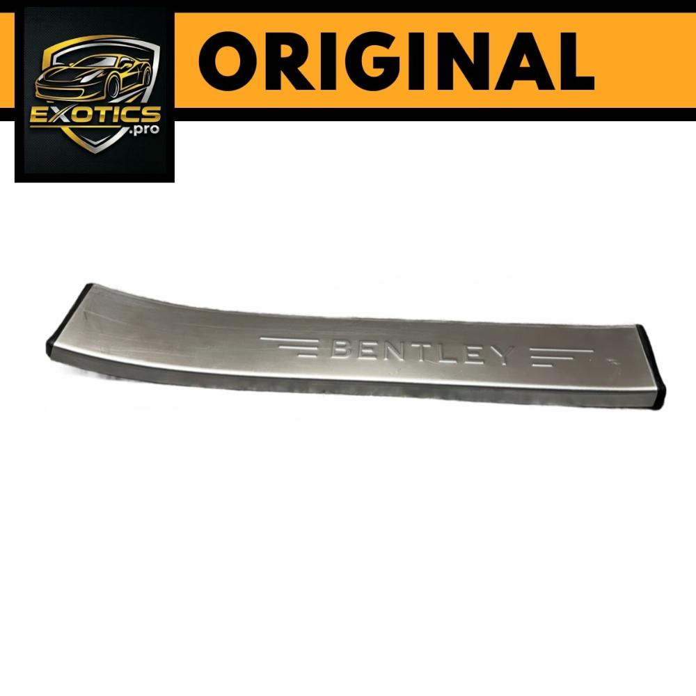Bentley Continental 06-12 Rear Right Sill Plate OEM 3W4863382AB – photo 1